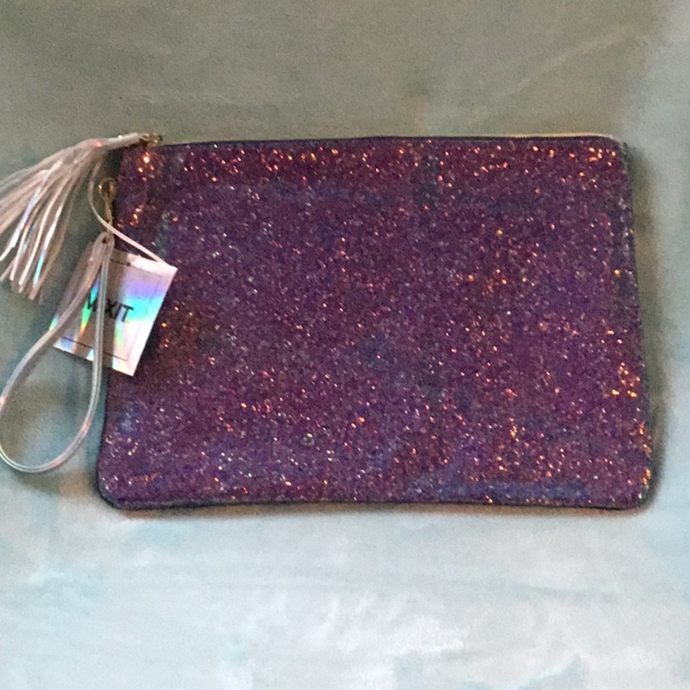New Mixit Glitter Pouch Clutch